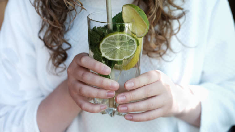 Ginger Lime Mint Mojitos AKA Detox Juice